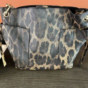 Steve Madden leopard print bag